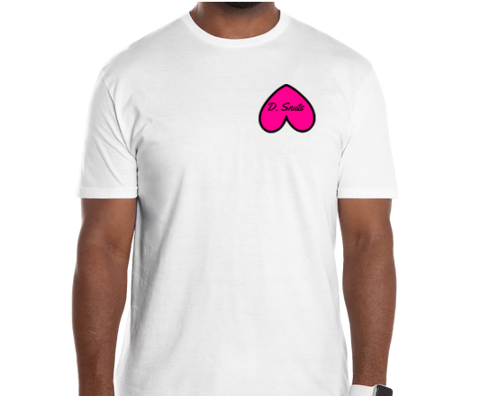 Short Sleeve White - D. Snuts Heart