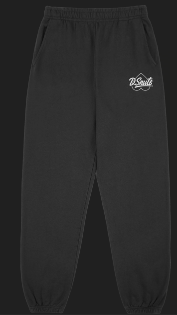 D. Snuts Sweatpants - Black with logo