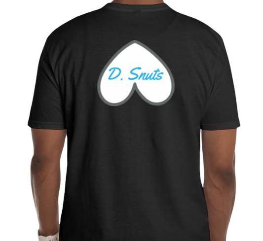 Short Sleeve Black - Heart on Back