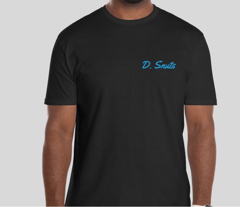 Short Sleeve Black - Heart on Back